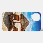 ラウンジチェアオンビーチ装飾用クッション Case-Mate iPhoneケース (裏面 (横))