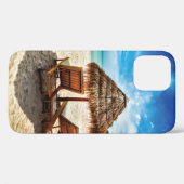 ラウンジチェアオンビーチ装飾用クッション Case-Mate iPhoneケース (裏面 (横))