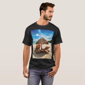 ラウンジチェアオンビーチ装飾用クッション Tシャツ (正面フル)