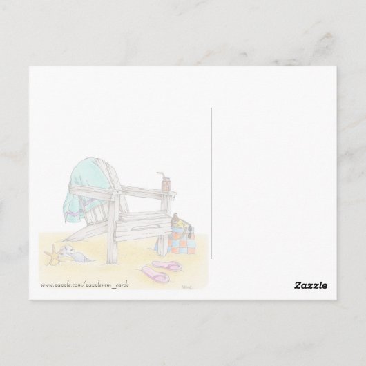 ラウンジチェア – はがき (裏面)
