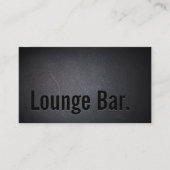 ラウンジバーミニマリストはっきりした文字ダエレガントーク 名刺 (正面)