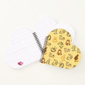 ラウンジング猫のノート ノートブック (内部)