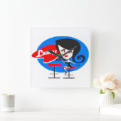 ラウンジ スクエア壁時計 (ホーム)