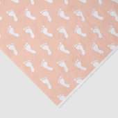 ラウンズオブパステルピーチオレンジベビー足 薄葉紙 (詳細)