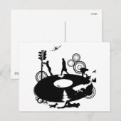 ラウンドおよびラウンド ポストカード (正面/裏面)