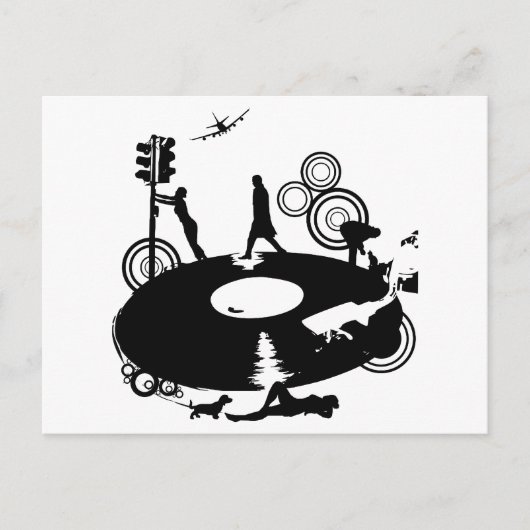 ラウンドおよびラウンド ポストカード (正面)