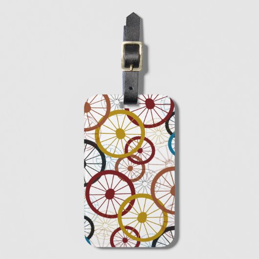 ラウンドおよびラウンド ラゲッジタグ (正面縦)