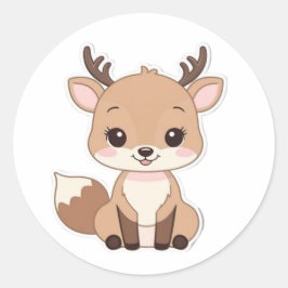 ラウンドかわいいディーステッカー – かわいいおもしろい ラウンドシール