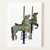 ラウンドかわいらしメリー回転木馬ウマズデイリー プランナー手帳 (裏面)