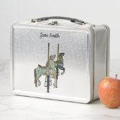 ラウンドかわいらしメリー回転木馬馬弁当箱 メタルランチボックス (インサイチュ)