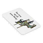 ラウンドかわいらし回転木馬ホース柔軟に行く マグネット (右側)