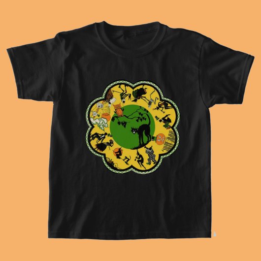 ラウンドでのハロウィーン Tシャツ