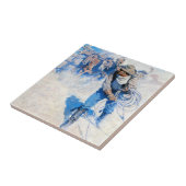 ラウンドの海の上 タイル (側面)