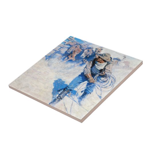 ラウンドの海の上 タイル (側面)