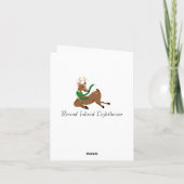 ラウンドアイランドライトハウスクリスマスカード シーズンカード (裏面)