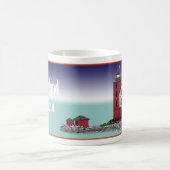 ラウンドアイランドライトハウス コーヒーマグカップ (中央)