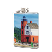 ラウンドアイランドライトハウス フラスク (左)