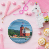 ラウンドアイランドライトハウス ペーパープレート (パーティー)