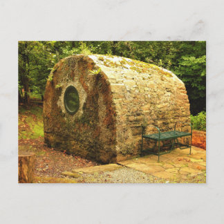 ラウンドアイリッシュの石の小屋 ポストカード