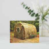 ラウンドアイリッシュの石の小屋 ポストカード (スタンド正面)