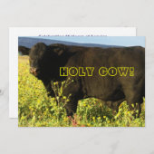 ラウンドアップタイム! すごいぞ - ウェスタンパーティー 招待状 (正面/裏面)