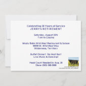 ラウンドアップタイム! 牧場の歓喜 - ウェスタンパーティー 招待状 (裏面)