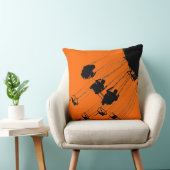 ラウンドアバウト交差点 – オレンジ クッション (椅子)