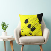 ラウンドアバウト交差点 – 黄 クッション (椅子)