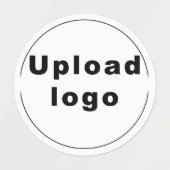 ラウンドアパレルのビジネスロゴ ラベル (デザイン1)