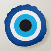 ラウンドイブナックアイ装飾用クッション ラウンドクッション (裏面)