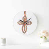 ラウンドウォールクロック用ダイヤモンドイメージ ラージ壁時計 (ホーム)