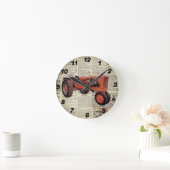 ラウンドウォールトラクタクロック ラウンド壁時計 (ホーム)