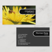 ラウンドエッジラベル忙し- Bee 名刺 (正面/裏面)