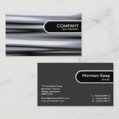 ラウンドエッジラベル – クイックシルバー 名刺 (正面/裏面)