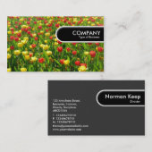 ラウンドエッジラベル – チューリップ海II 名刺 (正面/裏面)