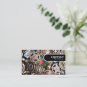 ラウンドエッジラベル – フリーマーケットきらきら光る 名刺 (スタンド正面)