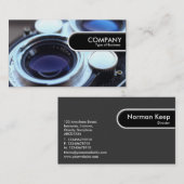 ラウンドエッジラベル-ヴィンテージTLRカメラ 名刺 (正面/裏面)