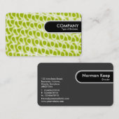 ラウンドエッジラベル-抽象芸術080716(8) 名刺 (正面/裏面)