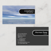 ラウンドエッジラベル – 海と空 名刺 (正面/裏面)