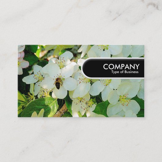 ラウンドエッジラベル – 蜂蜜を作る 名刺 (正面)