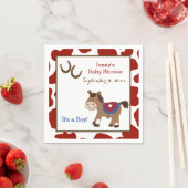 ラウンドエムアップウェスタンホースナプキンス スタンダードカクテルナプキン (インサイチュ)