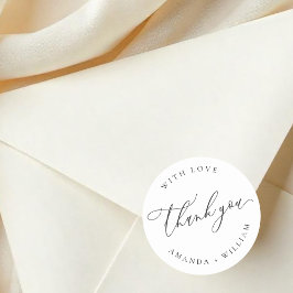 ラウンドエレガントシモダンステッカー ラウンドシール