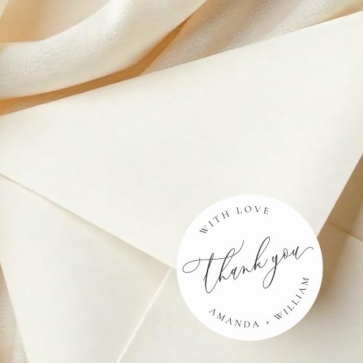 ラウンドエレガントシモダンステッカー ラウンドシール