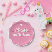 「ラウンドエレガント紙プレート」 ペーパープレート (パーティー)