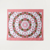 ラウンドオーナメント，マンダラ タペストリー (正面(横))