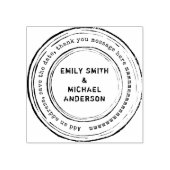 ラウンドカスタムスタンプ動揺してスタイルグランジ ラバースタンプ (インプリント)