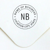 ラウンドカスタムビジネス会社名 セルフインキングスタンプ