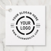 ラウンドカスタムロゴブランド製品つるのラベル フェイバータグ (正面)