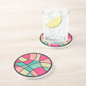 ラウンドカラー抽象芸術160422(06) コースター (側面)