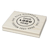 ラウンドカントリーカスタム文字&ビジネス名ロゴ ラバースタンプ (スタンプ)